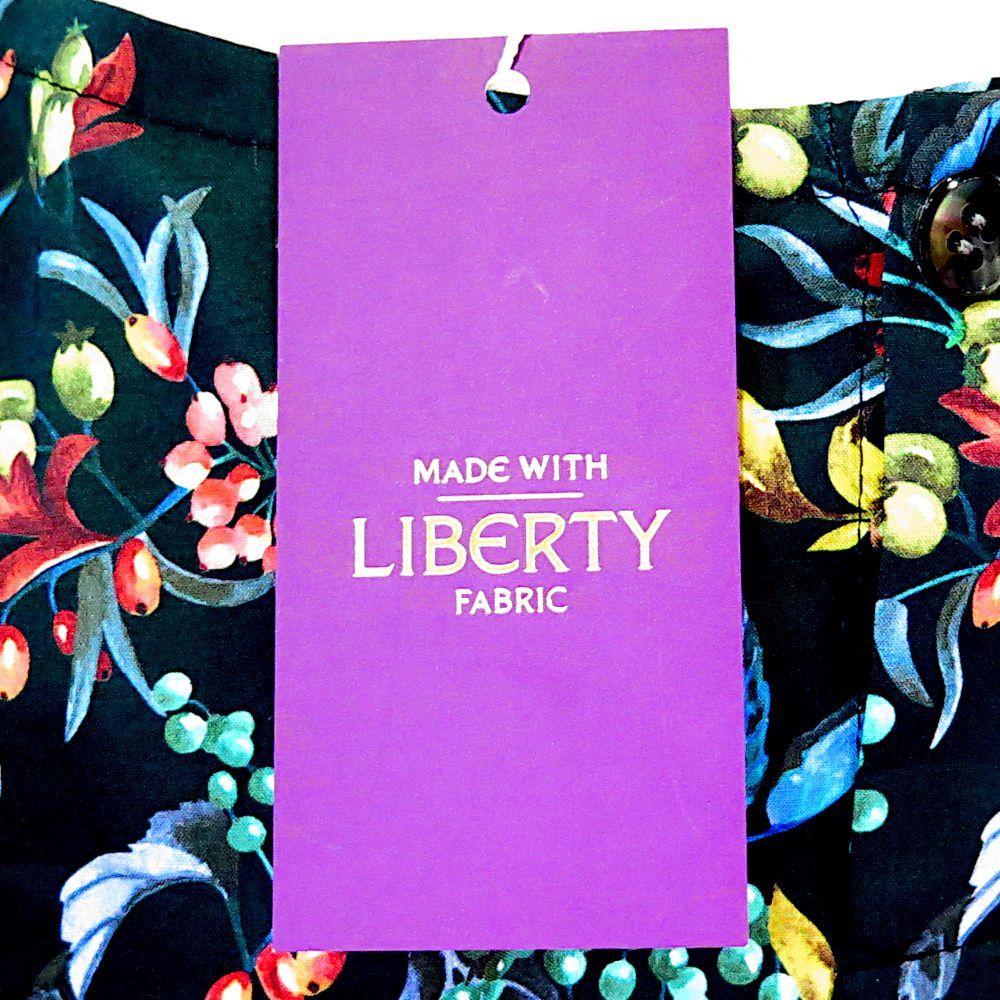 crespi クレスピ リバティ LIBERTY ブラウス 長袖 日本製 サイズ(38 