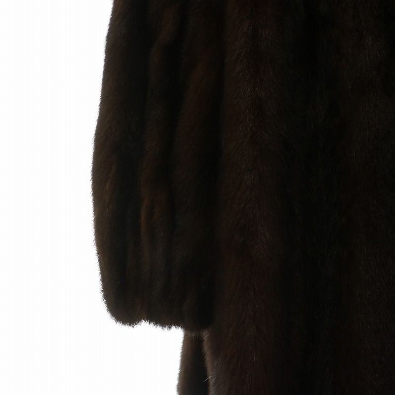 エンバ EMBA ファーコート アウター 毛皮 2024 ミンク ミドル 肩パッド