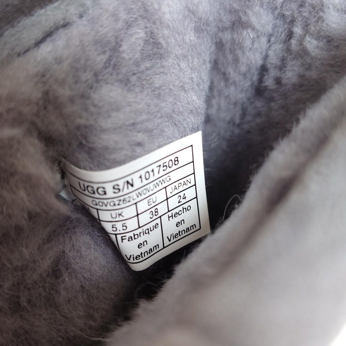 UGG アグ ショートブーツ 24 レディース クラシック ショート ウォータープルーフ 1017508 グレー KIN-KAAI_COM