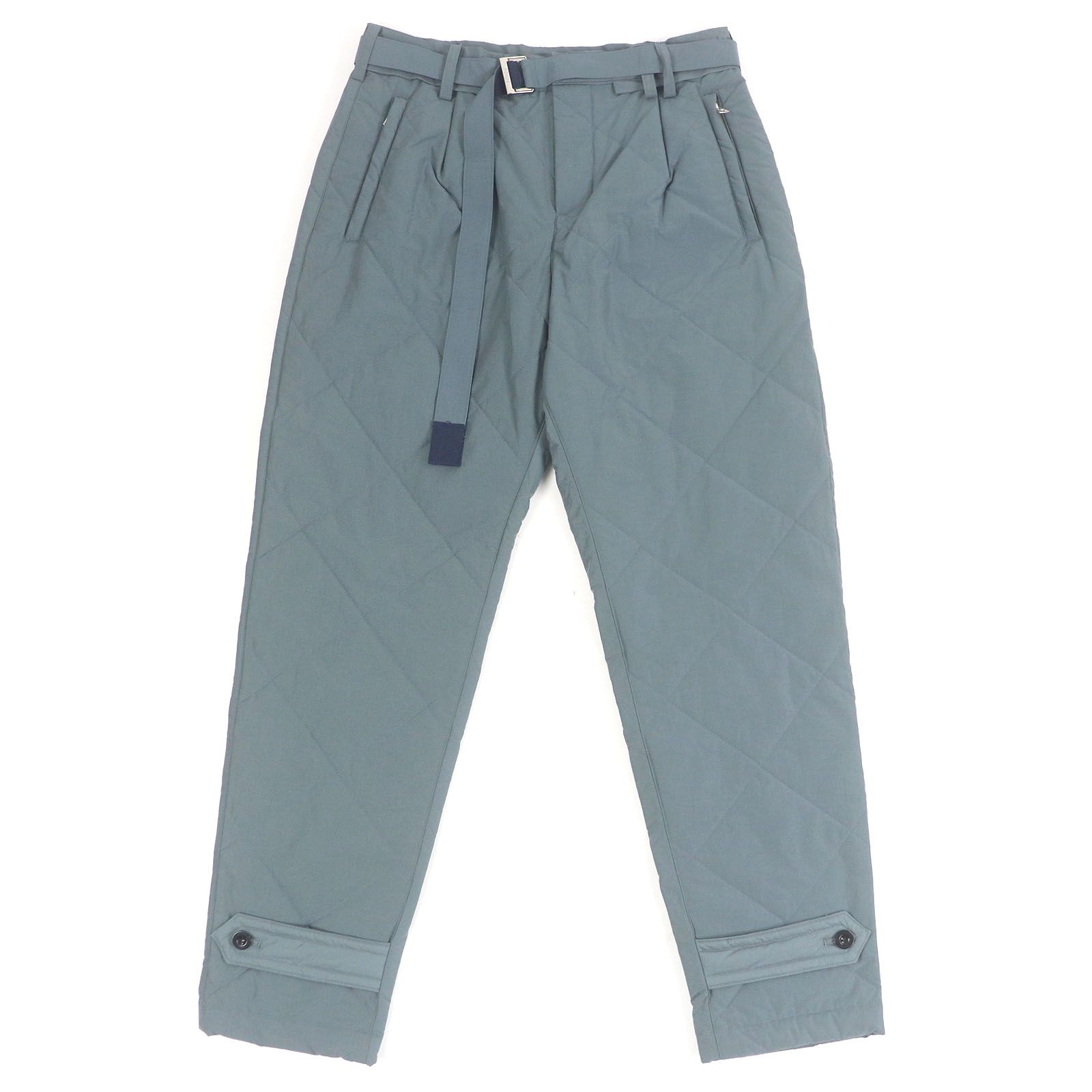 極美品□Sacai サカイ 22-02906M Quilted Pants 中綿入り ベルテッド  