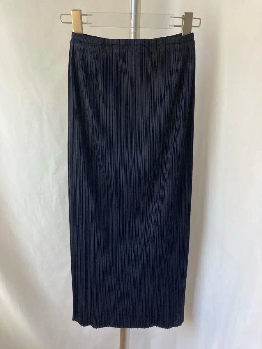 ISSEY MIYAKE イッセイミヤケ PLEATS PLEASE プリーツプリーズ ロング丈スカート 1 ネイビー