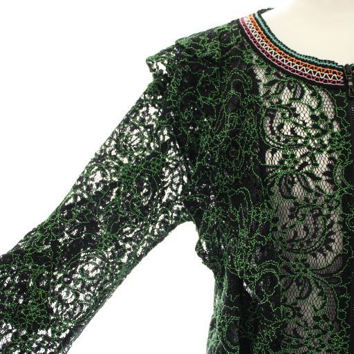 VIVIENNE TAM 緑色ジャケットコート VIVIENNE TAM 緑色ジャケットコート VIVIENNE TAM 緑色