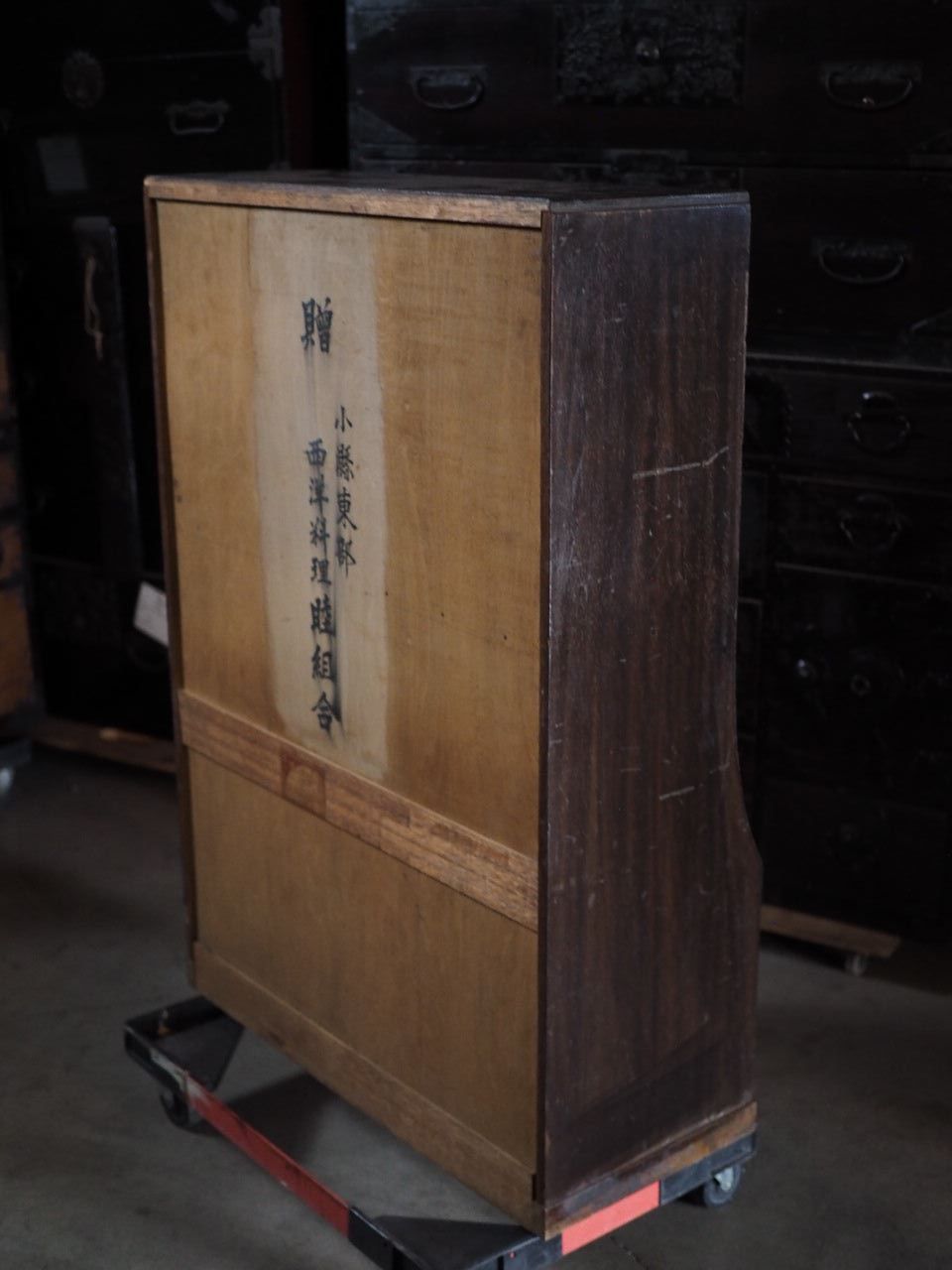 鏡付きレトロなキャビネット 昭和初期