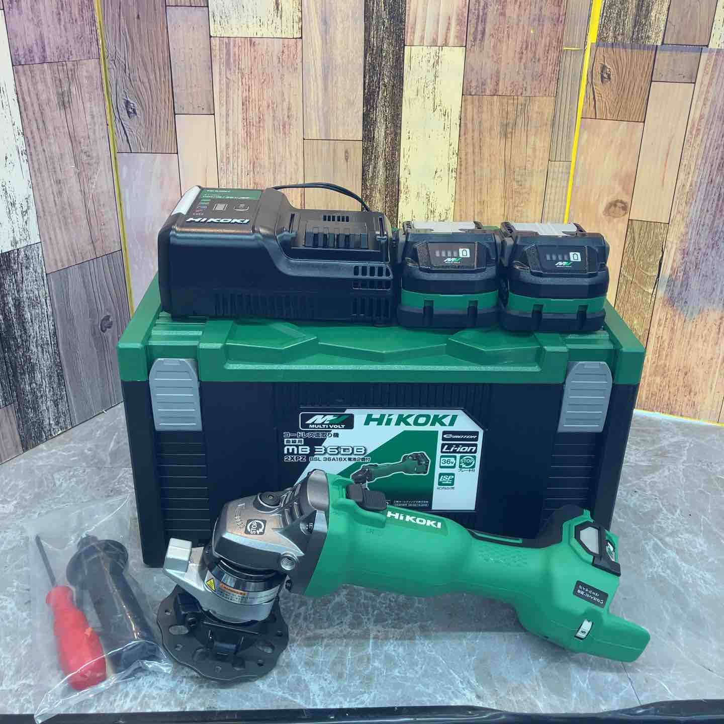 ハイコーキ HIKOKI 旧 日立工機 コードレス面取り機 MB36DB 2XPZ 曲線用 八潮店