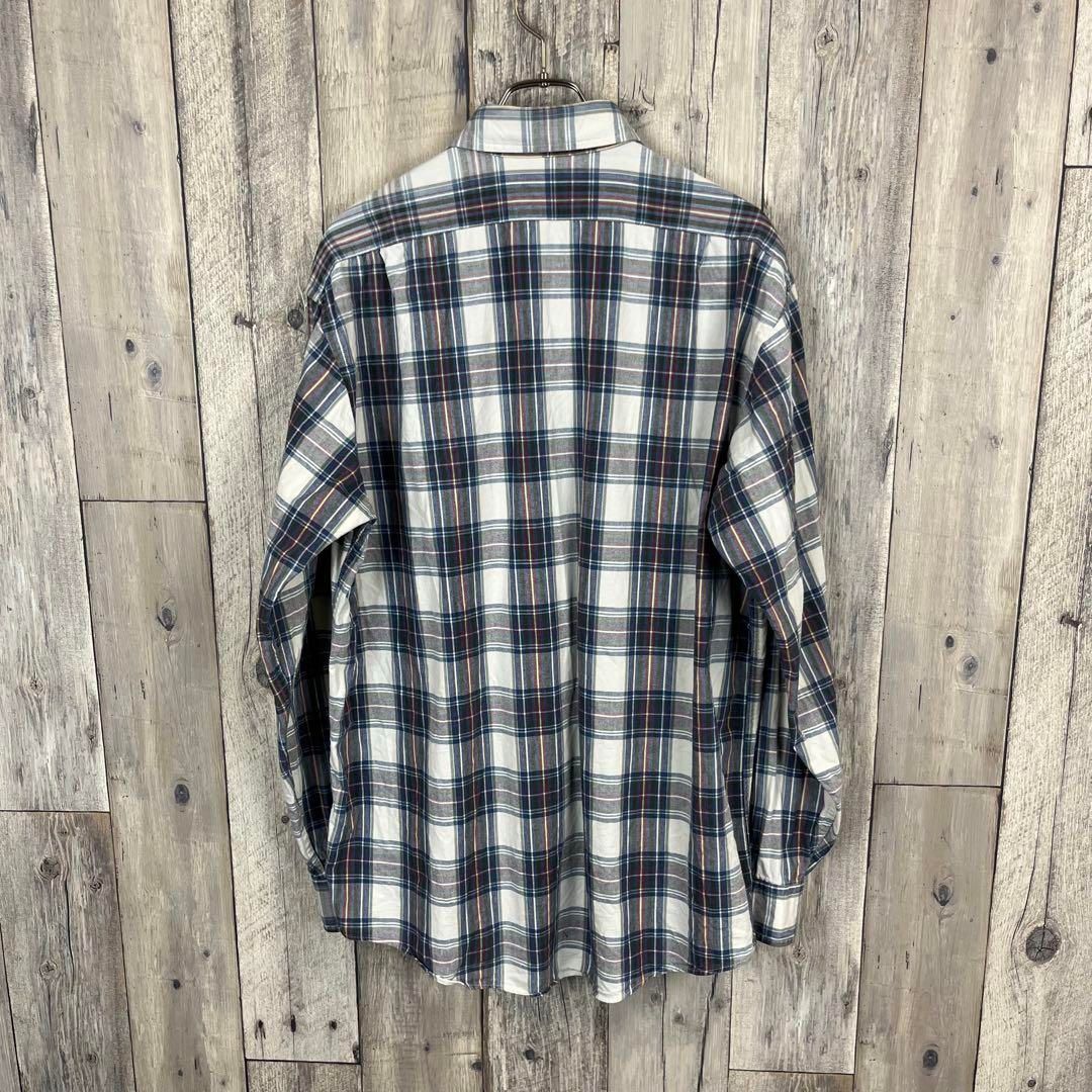 OLD L.L.BEAN エルエルビーン 米国製 長袖 チェック シャツ L