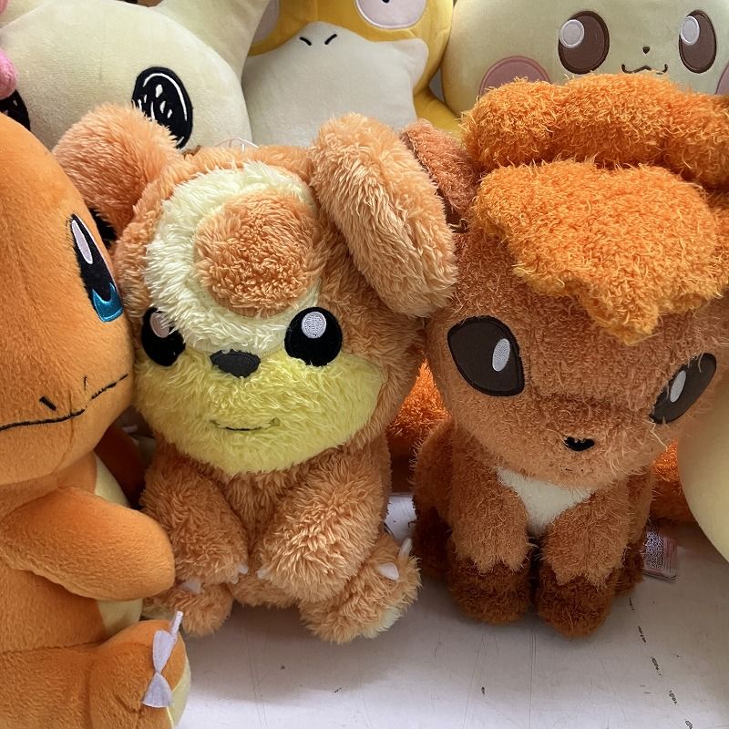  品 15点 まとめ商品 ポケモン ぬいぐるみ ピカチュウ ラッキー ポッチャマ ヒメグマ など 5.1 kg ぬいぐるみ本体 ぬいぐるみ
