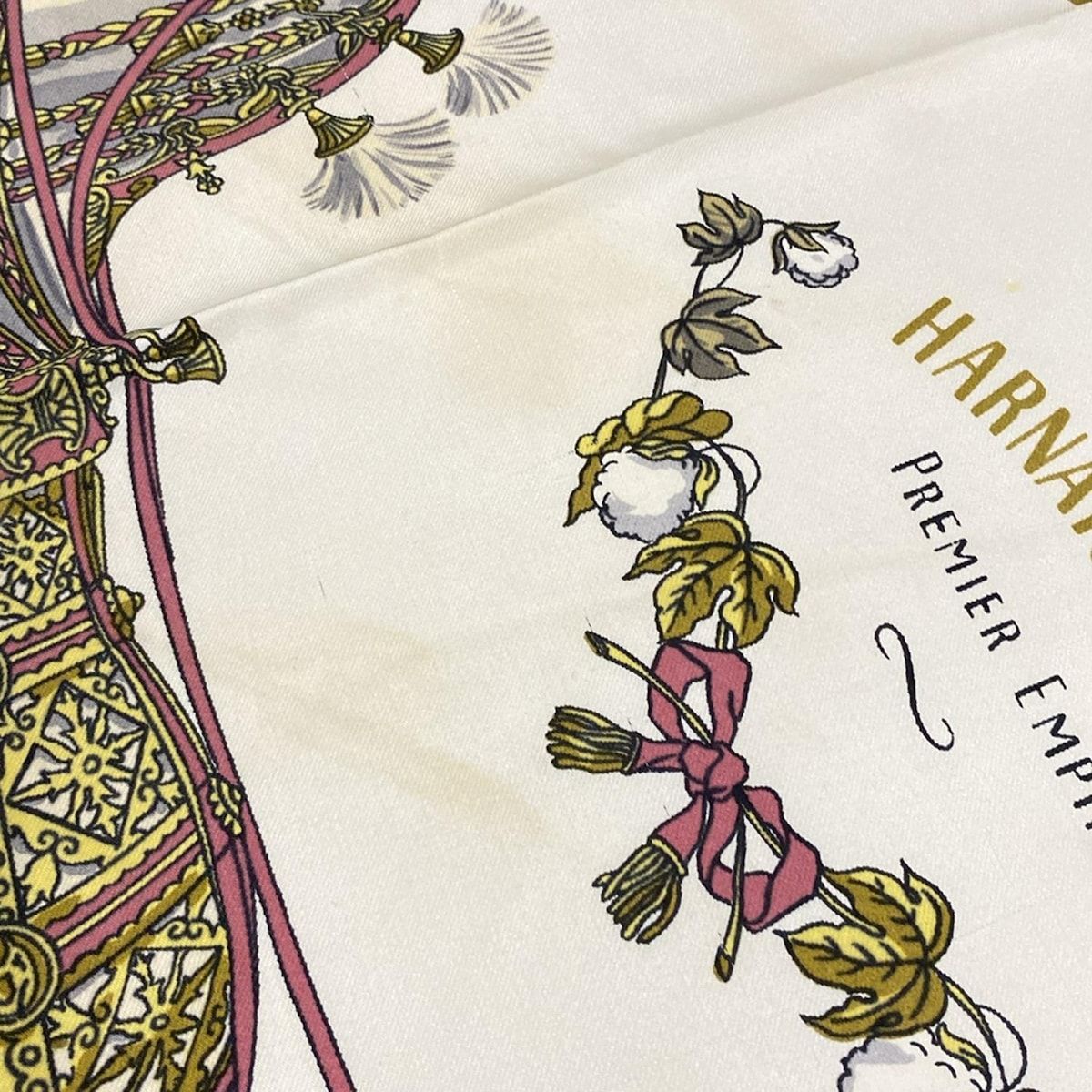 エルメス HERMES スカーフ アイボリー×ネイビー×マルチ ON A SUMMER DAY 063048S ツィリー 美品 HERMES(エルメス) スカーフ カレ90 ネイビー×アイボリー×マルチ