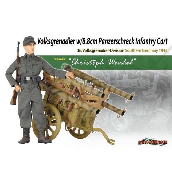 サイバーホビー ドイツ軍国民擲弾兵 クリストフ・ヴェンケル w/8.8cm