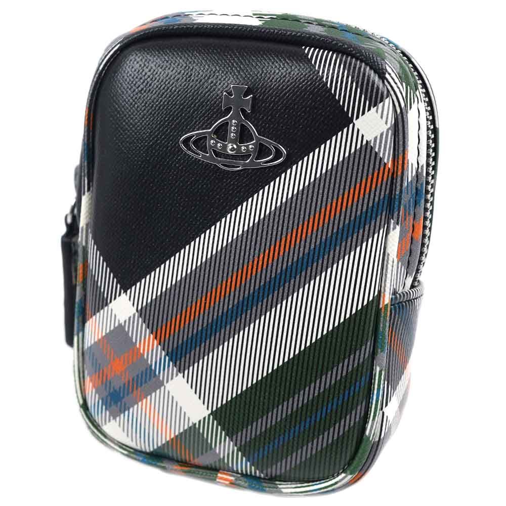 ヴィヴィアンウエストウッド ポーチ 化粧ポーチ コスメポーチ チェック柄 Vivienne Westwood CIGAR LIP POUCH 53030028 S0012 O102