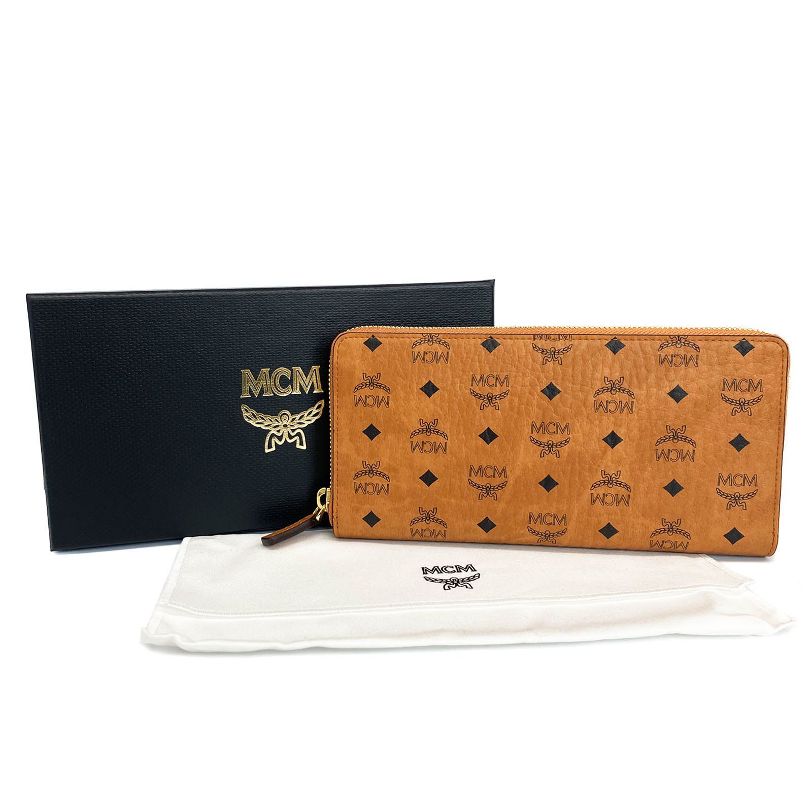 MCM エムシーエム 長財布 MXLAAVI01 CO001 コニャック ブラウン - メルカリ