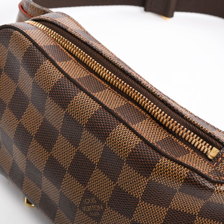 中古 LOUIS VUITTON ルイヴィトン N51994 ジェロニモス ダミエキャンバス エベヌ ボディバッグ ウエストポーチ h_b ルイ・ヴィトン(Louis Vuitton) ルイ・ヴィトン ボディバッグ ダミエ
