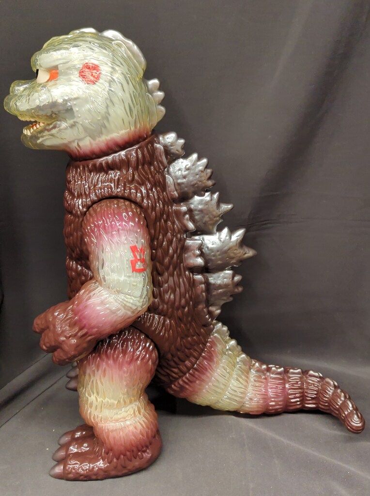 SECRETBASE atmos BIG SCALE X-RAY GODZILLA クリア ブラウン パープル