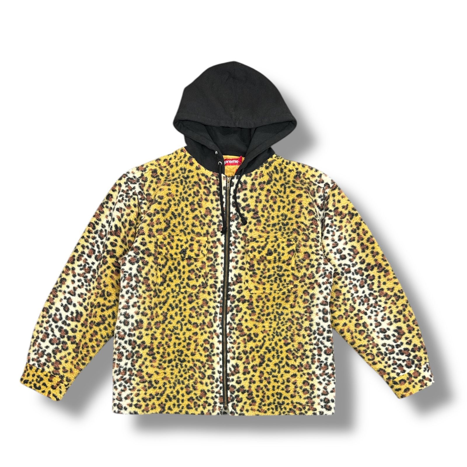 国内正規 未使用品 Supreme 23AW Fleece Zip Up Hooded Shirt Brown 
