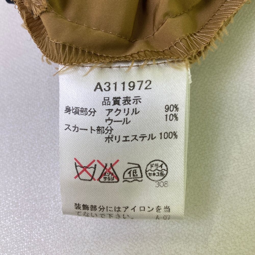サイズ：38 ARCHIVIO アルチビオ  半袖ワンピース  ネイビー系 [240001225945] ゴルフウェア レディース ストスト サイズ：38 ARCHIVIO アルチビオ 半袖ワンピース ネイビー系