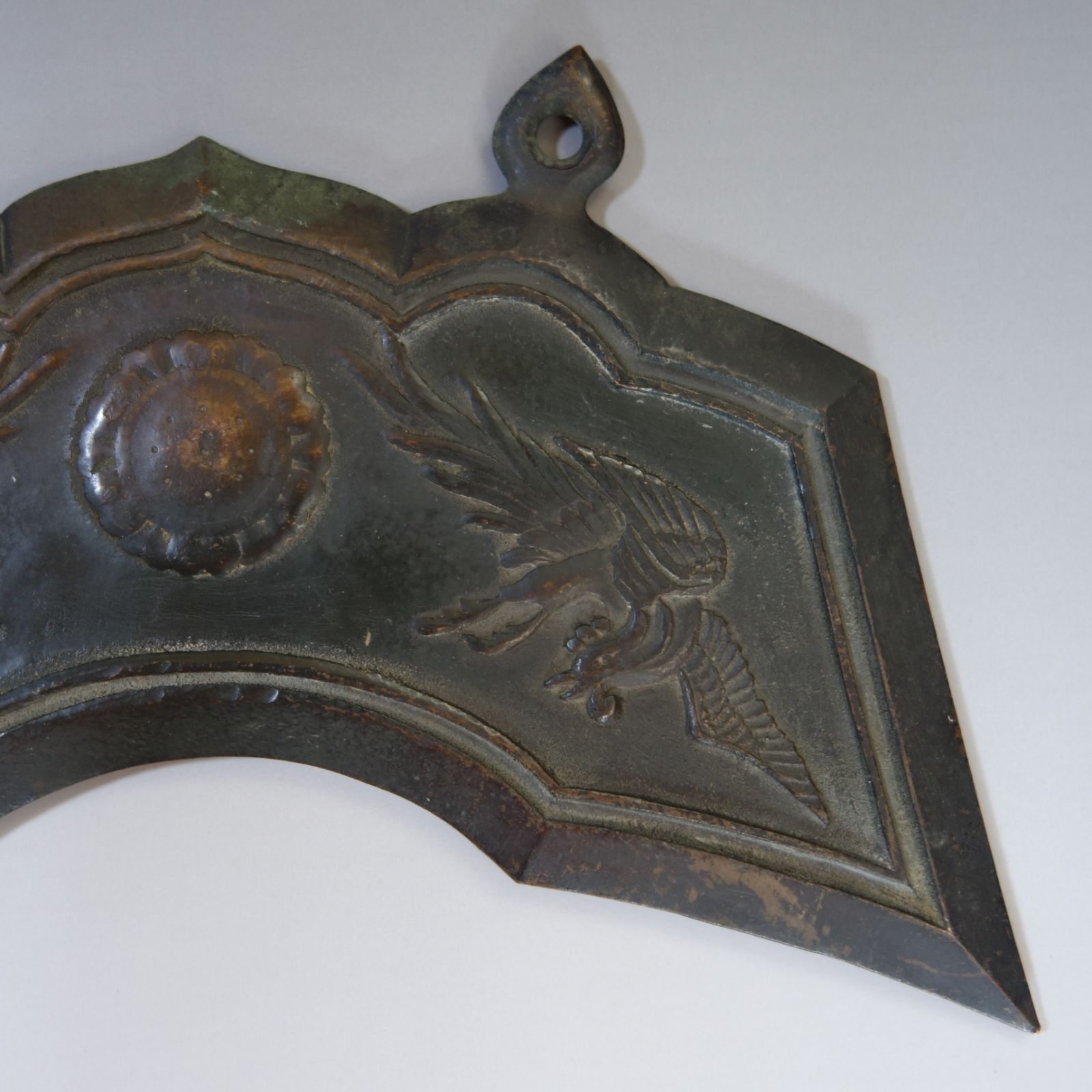 仏教美術 銅鋳造 鳳凰文 磬 在寺銘 仏具 法具 荘厳具 骨董 古美術 Hb25052601 WWW_IBETON_RU