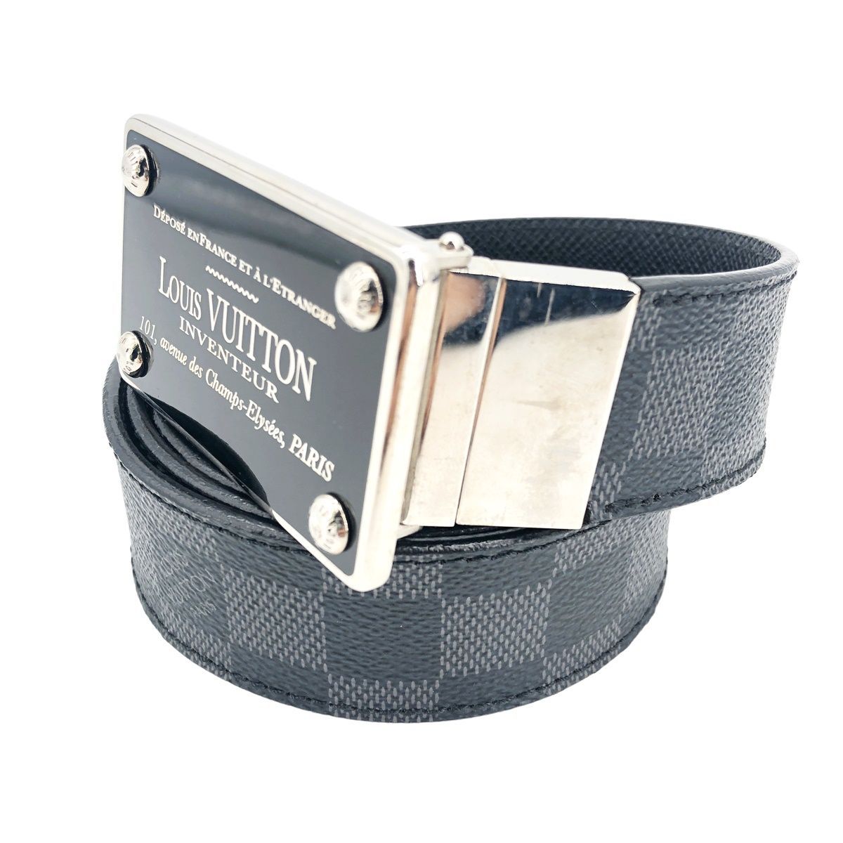 中古】 LOUIS VUITTON ルイ ヴィトン サンチュール アンヴァントゥール 