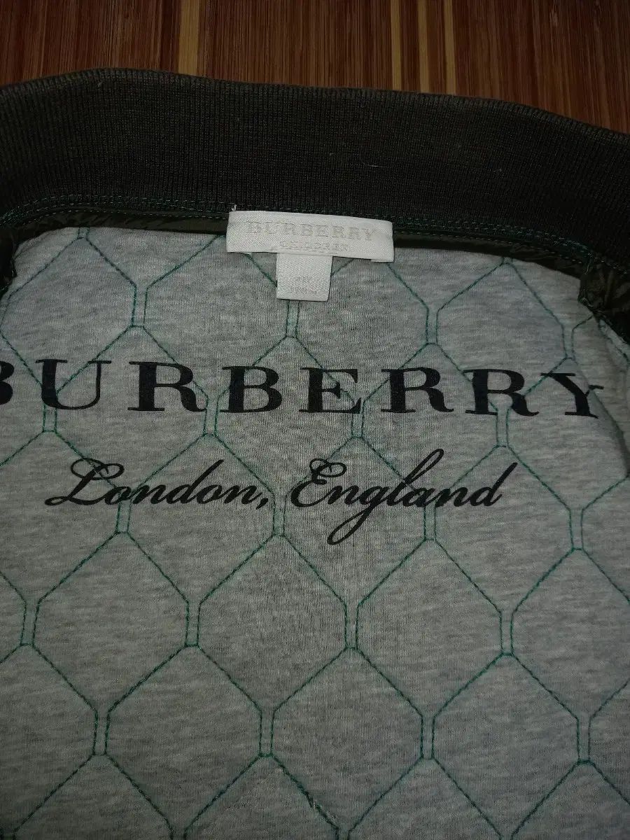 BURBERRY バーバリー キッズ キルティング ブルゾン ジャケット カーキ 12 税金