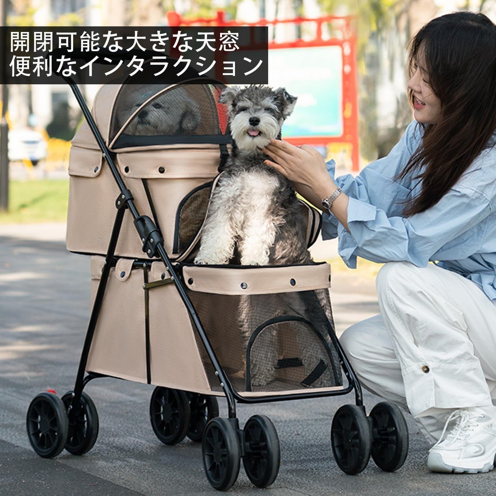 折り畳み 犬用カート