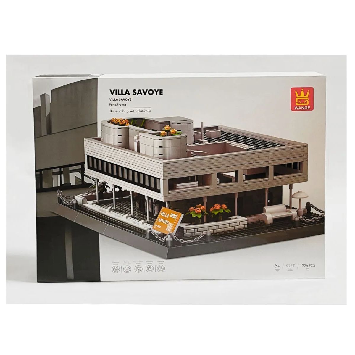 新品未使用【在庫処分】建築ブロック【サヴォア邸】 ル・コルビュジエ 