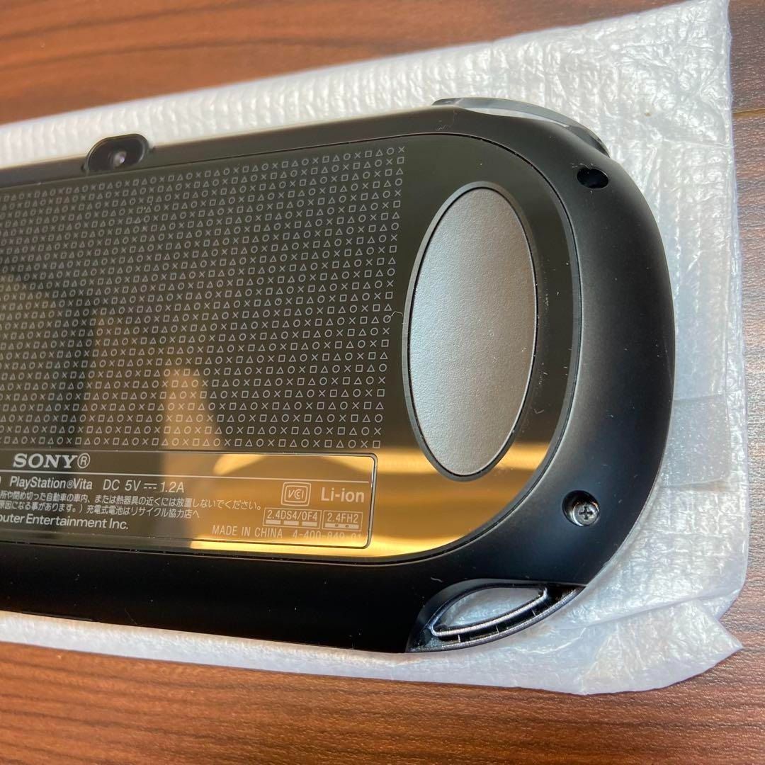当店人気NO.1。 PSVITA 1000 本体 クリスタルブラック ほぼ 4599 芯交換済み