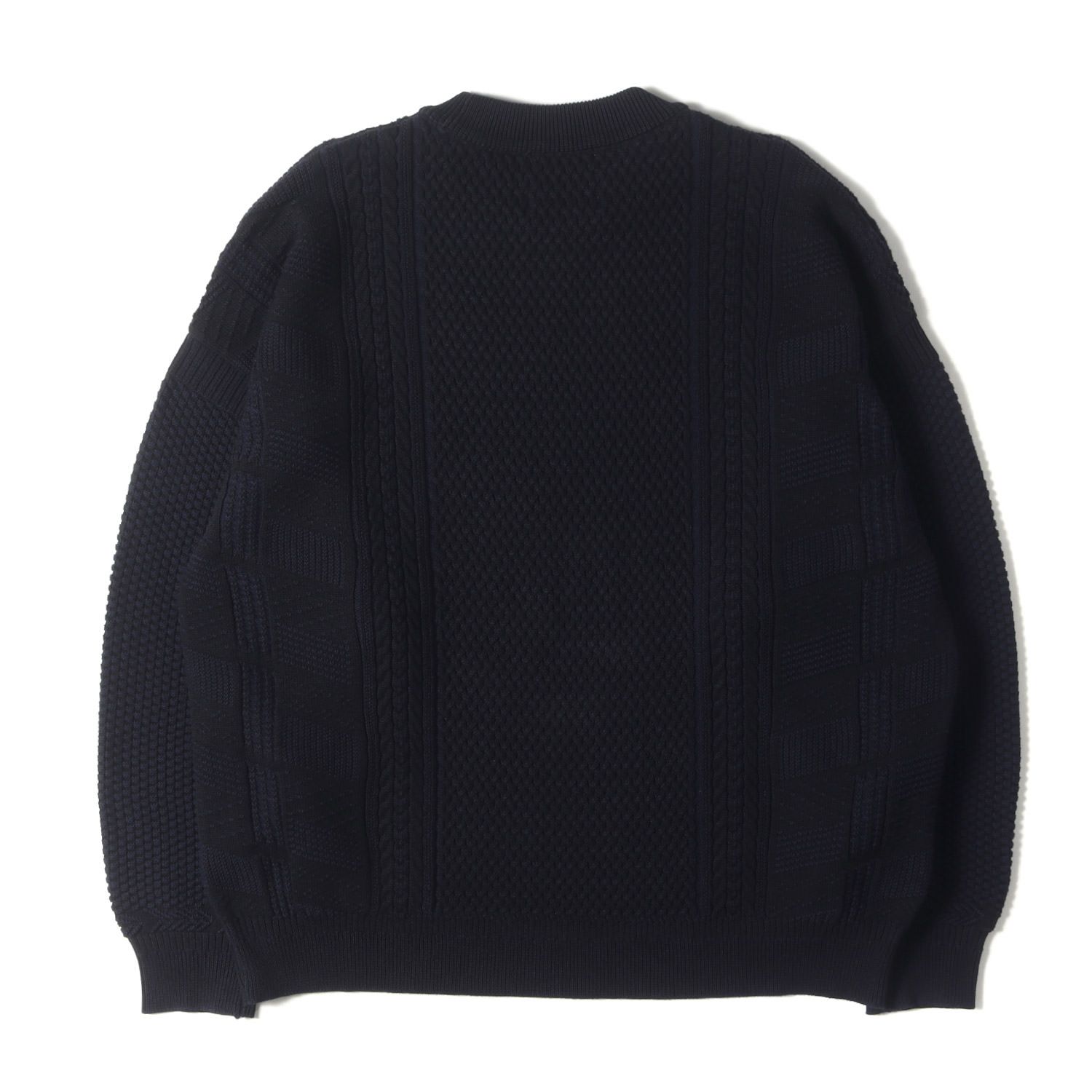 美品】YASHIKI ヤシキ ニット ネイビー系 紺 サイズ:2 | master 美品】YASHIKI ヤシキ ニット ネイビー系 紺 サイズ:2 | master