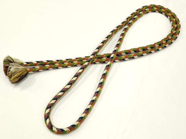 平和屋着物● 上 有職組紐道明 帯締め 奈良組 宮内庁御用 国立博物館御用 東京芸術大学御用 AABA9832ay