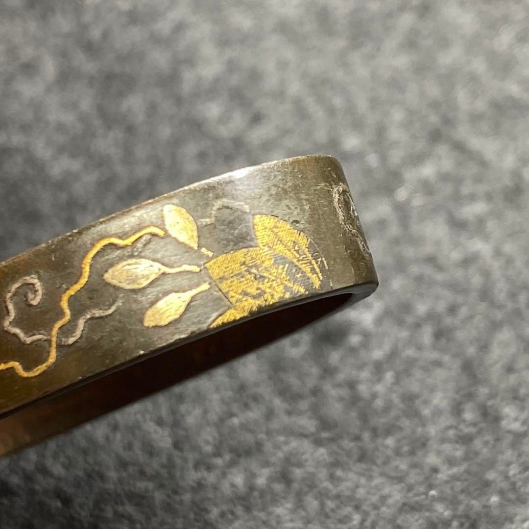 江戸時代 金象嵌縁頭 木箱付 24g 東Y6-0819☆2Fタカニ - メルカリ