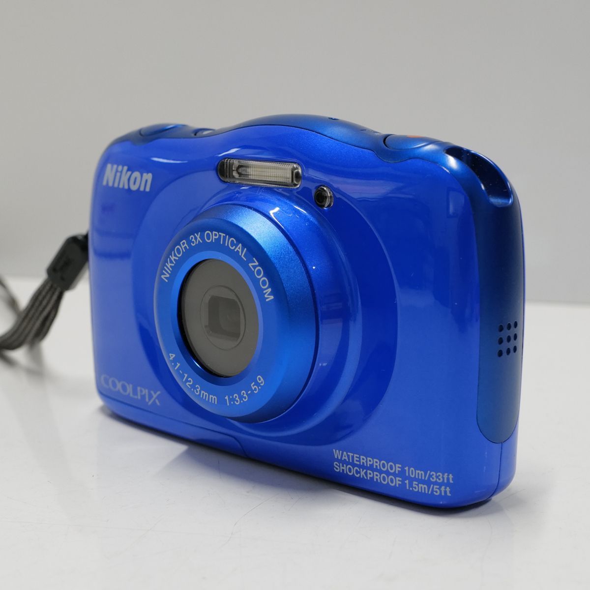 Nikon COOLPIX S33 USED超美品 防水 耐衝撃 デジタルカメラ 本体+