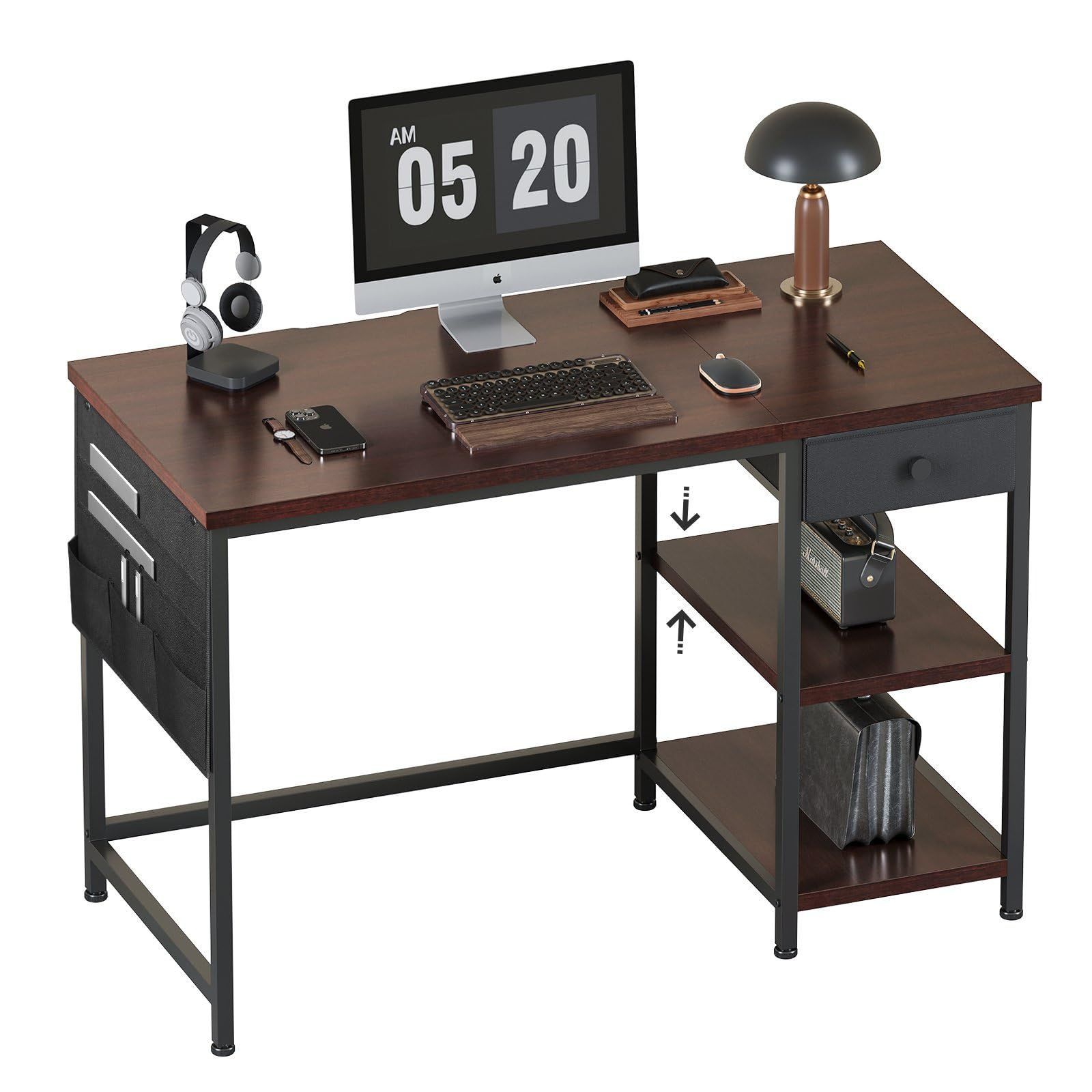 Amazon | YeTom デスク パソコンデスク 机 pcデスク 幅120cm