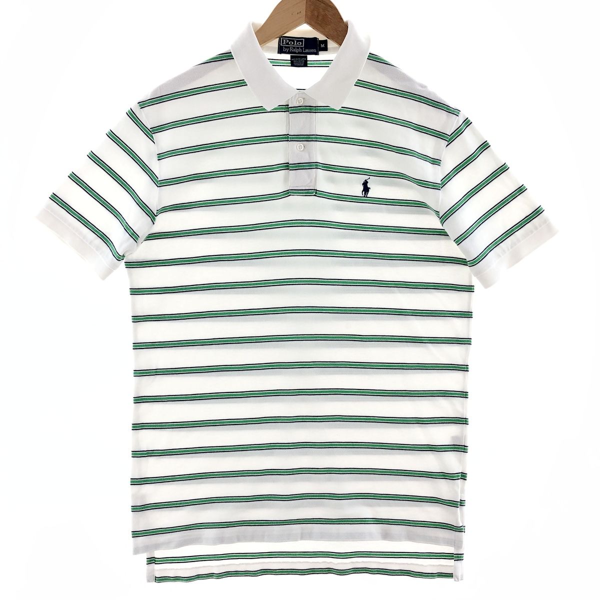 古着 ラルフローレン Ralph Lauren POLO by Ralph Lauren 半袖 ボーダー ポロシャツ メンズM/eaa381472
