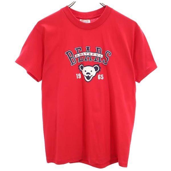 ヘインズ 90s 1999年 グレイトフル・デッド プリント 半袖 Tシャツ L（14-16） レッド系 Hanes キッズ 【中古】 【230611】 メール便可