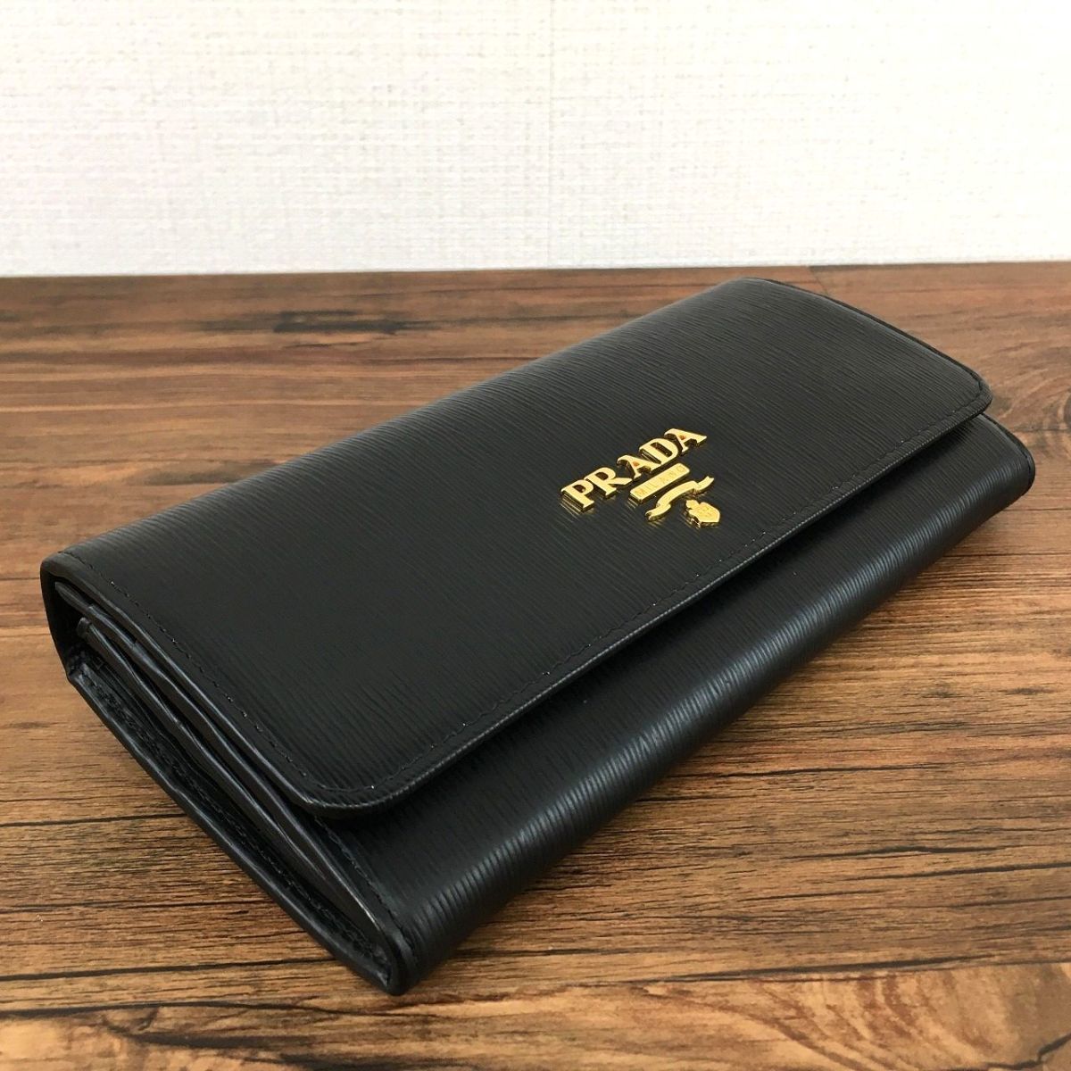 未使用品 PRADA 長財布 1MH132 NERO ロングウォレット 342-