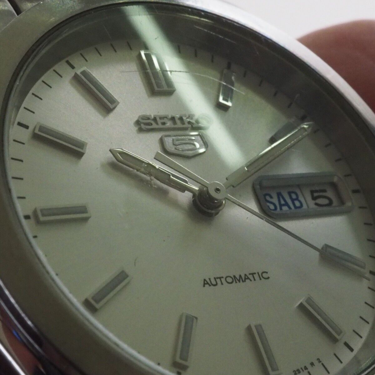 SEIKO】セイコー 5 Automatic SNX993K 7S26-0420 Day/Date silver dial