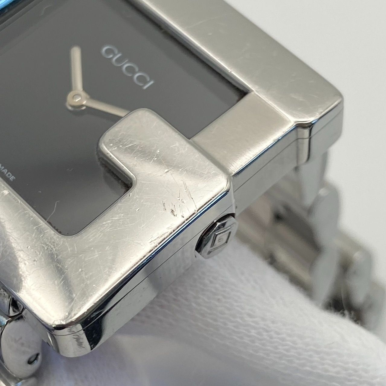 返品OK】GUCCI グッチ 腕時計 3600M Gフレーム Gスクエア クォーツ