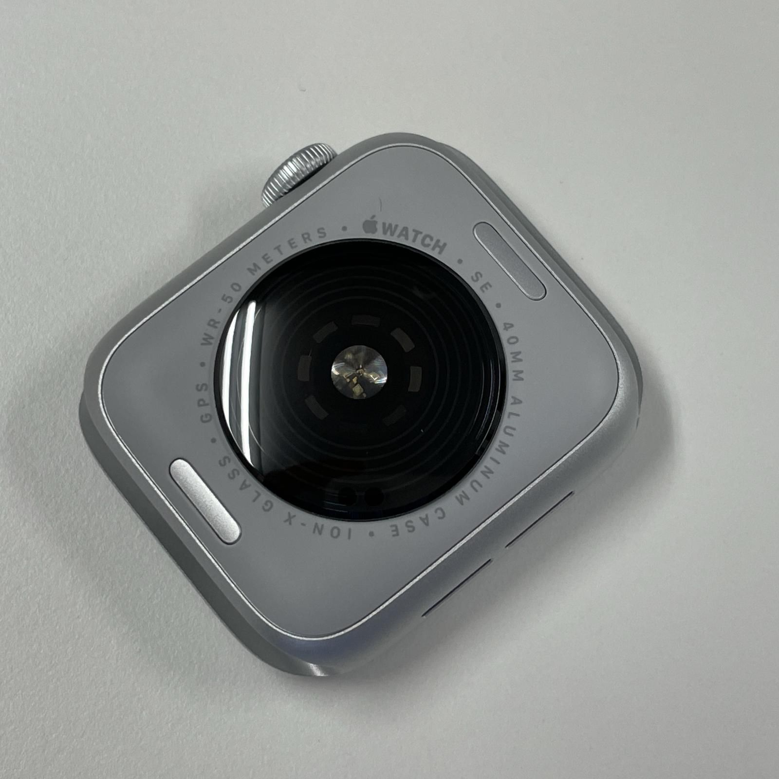 本物 Apple Watch Apple Watch SE 第2世代 40mm GPS シルバー