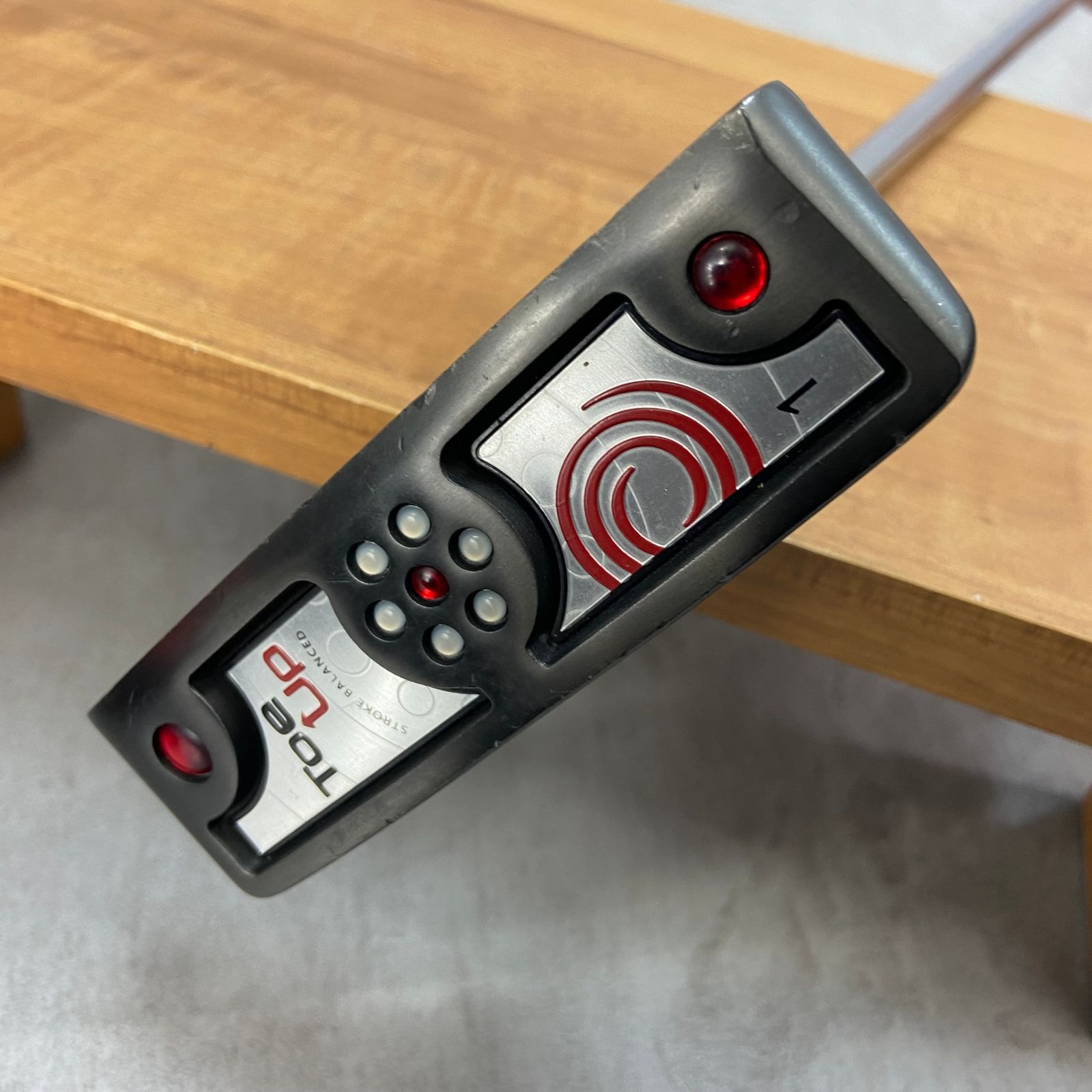 ODYSSEY#1 トゥアップパター 34インチ　ヘッドカバーつき ODYSSEY オデッセイ Toe up 1 トウアップ メンズゴルフパター