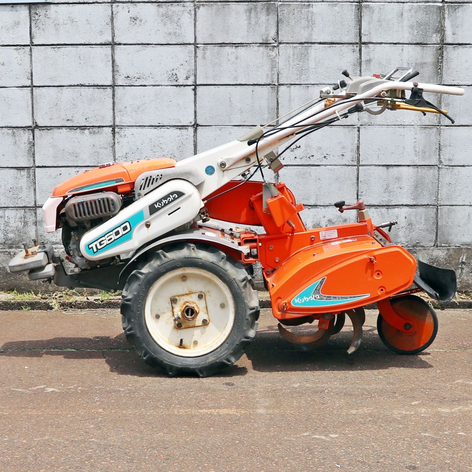 福岡県みやま市】動画有 クボタ TG600 耕運機 リコイル式 作業幅600mm