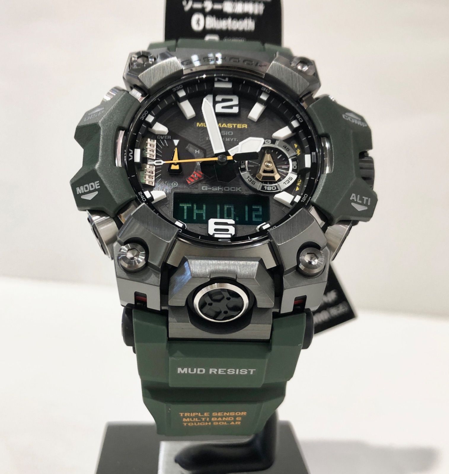 新品正規品】G-SHOCK 新作マッドマスター グリーン GWG-B1000-3AJF