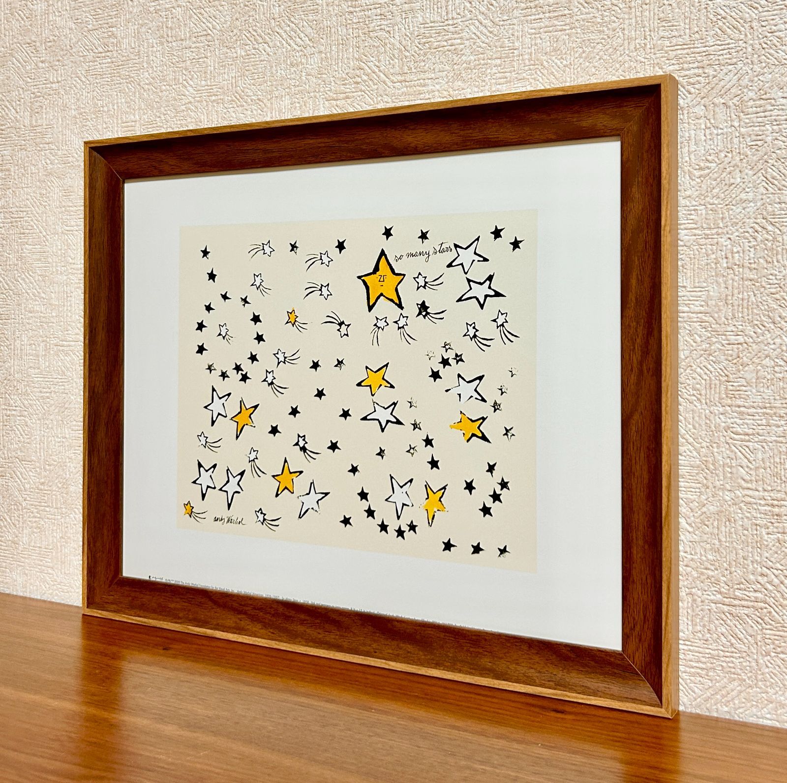 新品☆額縁付アートポスター(BRUCE MCGAW GRAPHICS)☆アンディ