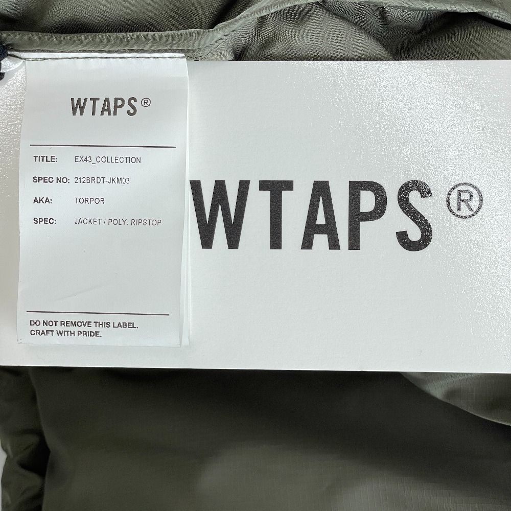 WTAPS ダブルタップス 21AW カーキ TORPOR JACKET ダウン ジャケット L - メルカリ