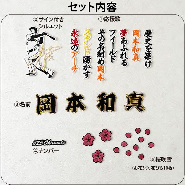 長野久義 ユニフォーム 応援歌 刺繍入り - 野球