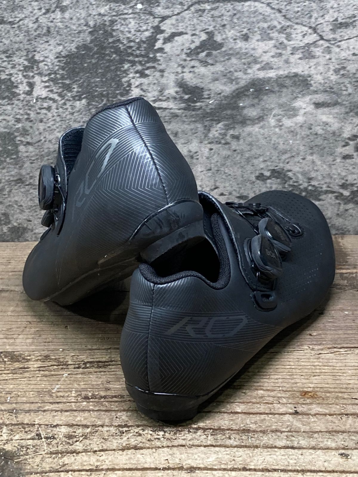 JI891 シマノ SHIMANO SH-RC701 ビンディングシューズ WIDE SPD-SL 赤 EU41.5