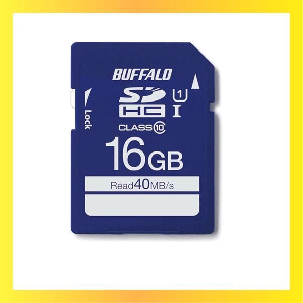 16GB BUFFALO UHS-I Class1 SDカード 16GB RSDC-016GU1S - メルカリ