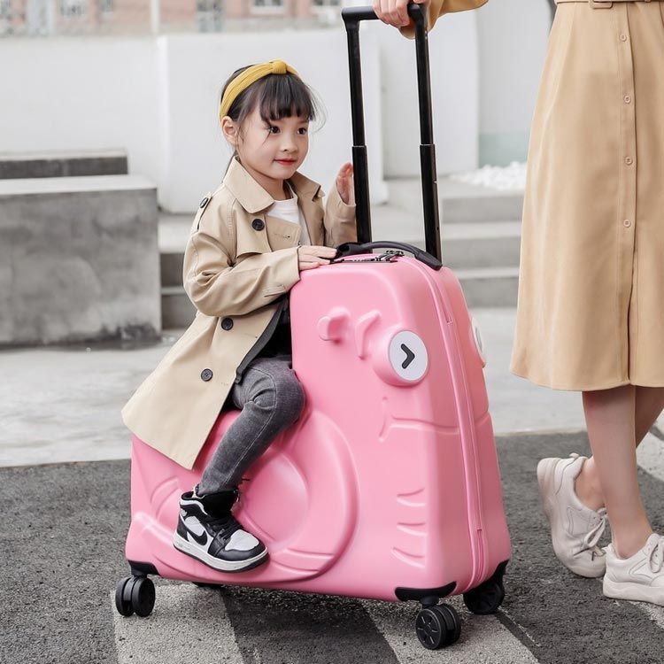 スーツケース 子どもが乗れる キャリーバッグ 乗れる スーツケース 子どもが乗れる ストッパー付き キッズ
