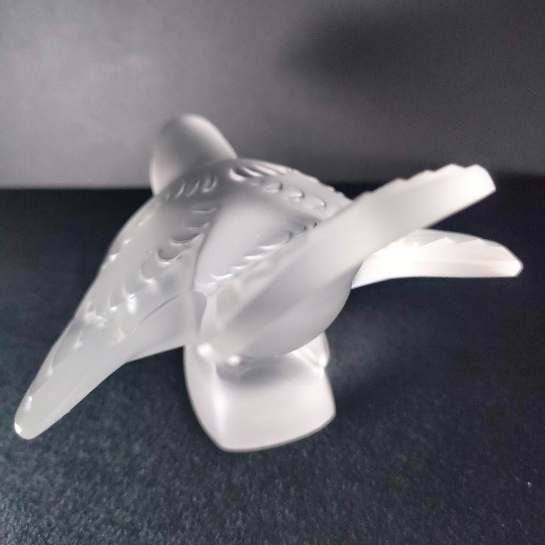 最高品質★ルネ・ラリック スズメ 小鳥 ペーパーウェイト スズメ 雀 クリスタル 最高品質☆ルネ・ラリック クリスタル スズメ ペーパーウェイト