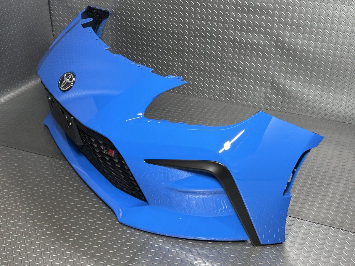 送料無料【新車外し】ZN8 トヨタ GR86 純正フロントバンパー 青 DAR