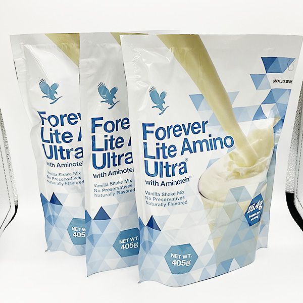 ◆3個セット 計1215g ◆FLP フォーエバーライト アミノウルトラ 405g 期限2026年12月 FOREVER