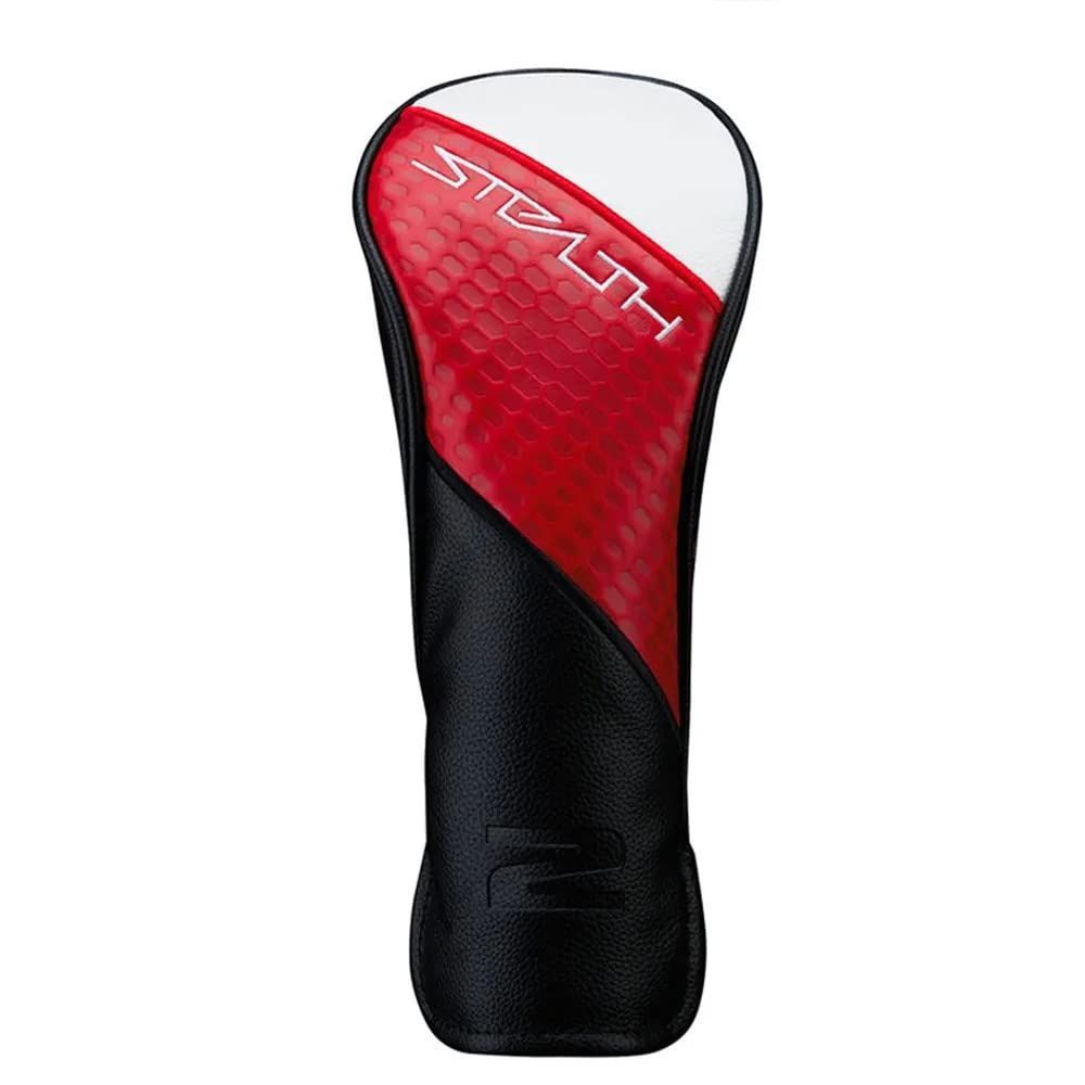 Taylormade Golf Stealth 2 フェアウェイウッドヘッドカバー レッドブラック ヘッドカバー
