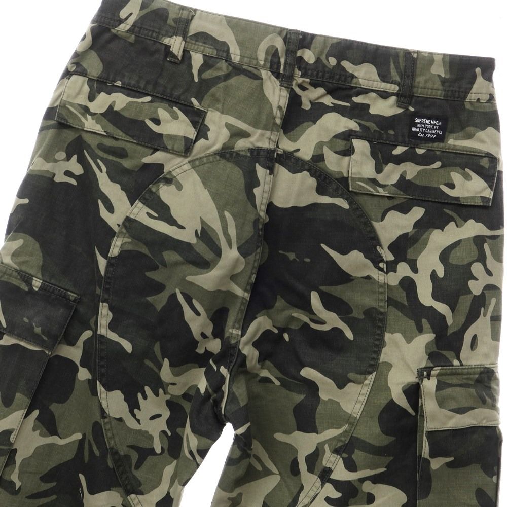 【中古】シュプリーム Supreme 2023年春夏 Cargo Pant コットン カモフラージュ カーゴパンツ  オリーブxブラック【サイズ30】【メンズ】