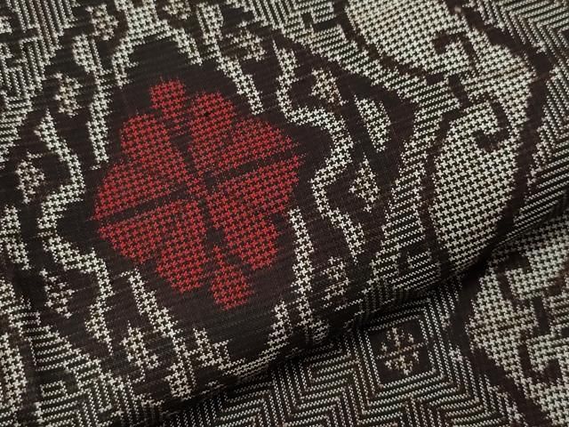 平和屋着物●本場大島紬　龍郷絣　正絹　逸品　CAAS8706vf 平和屋着物○本場大島紬 龍郷絣 正絹 逸品 CAAS8706vf - メルカリ